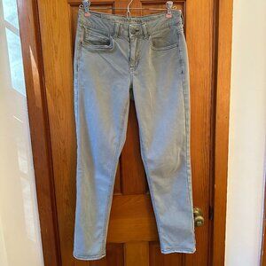 American Eagle Outfitters Tomgirl Super Stretch Pants - 2 Short, Sage Green
